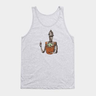 Tea Loving Robot Tank Top